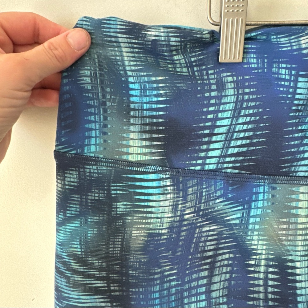 lululemon athletica Blue Multi-Pattern High-Rise capri leggings - Picture 5 of 9